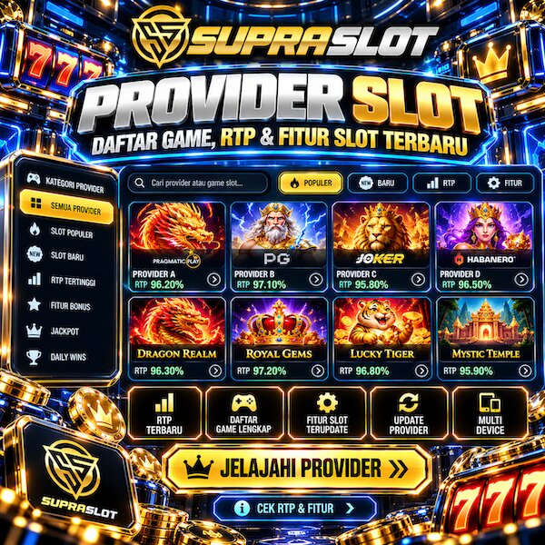 SUPRASLOT Provider Slot dan Daftar Game